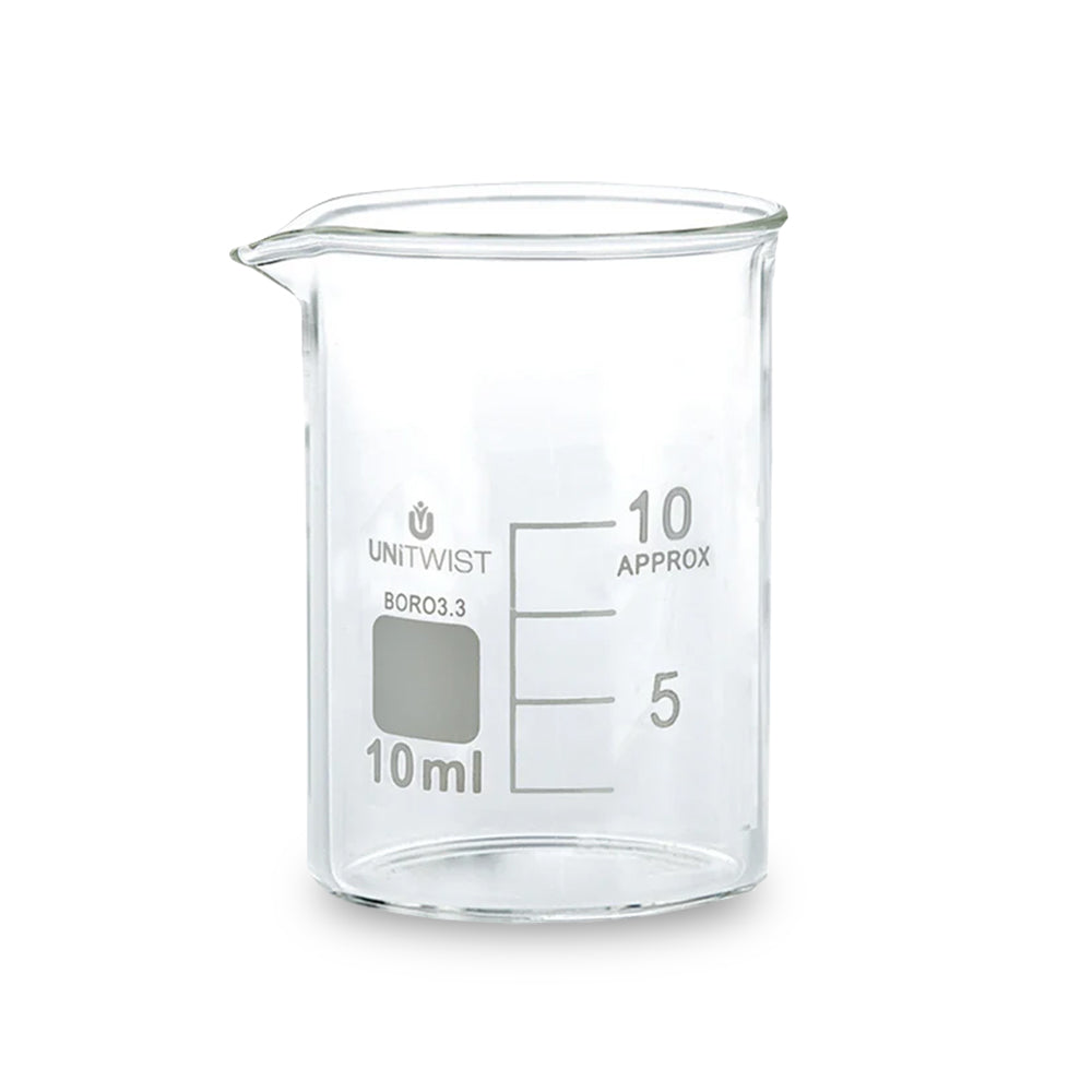 Messbecher 10ml aus Duran-Glas zur genauen CDL Dosierung