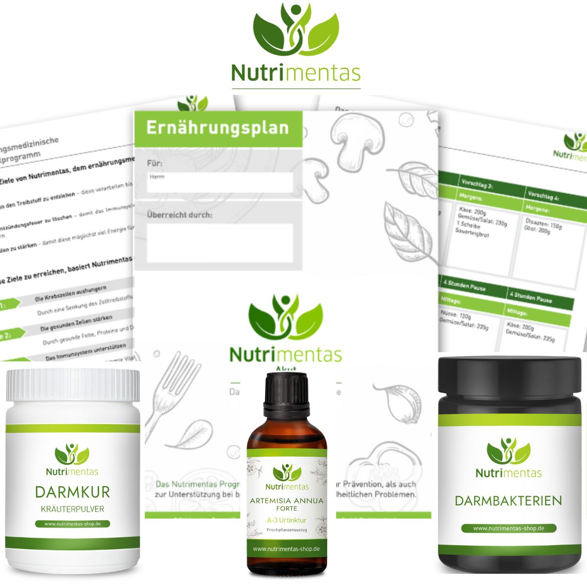 Das Nutrimentas Darm-Balance-Komplettpaket