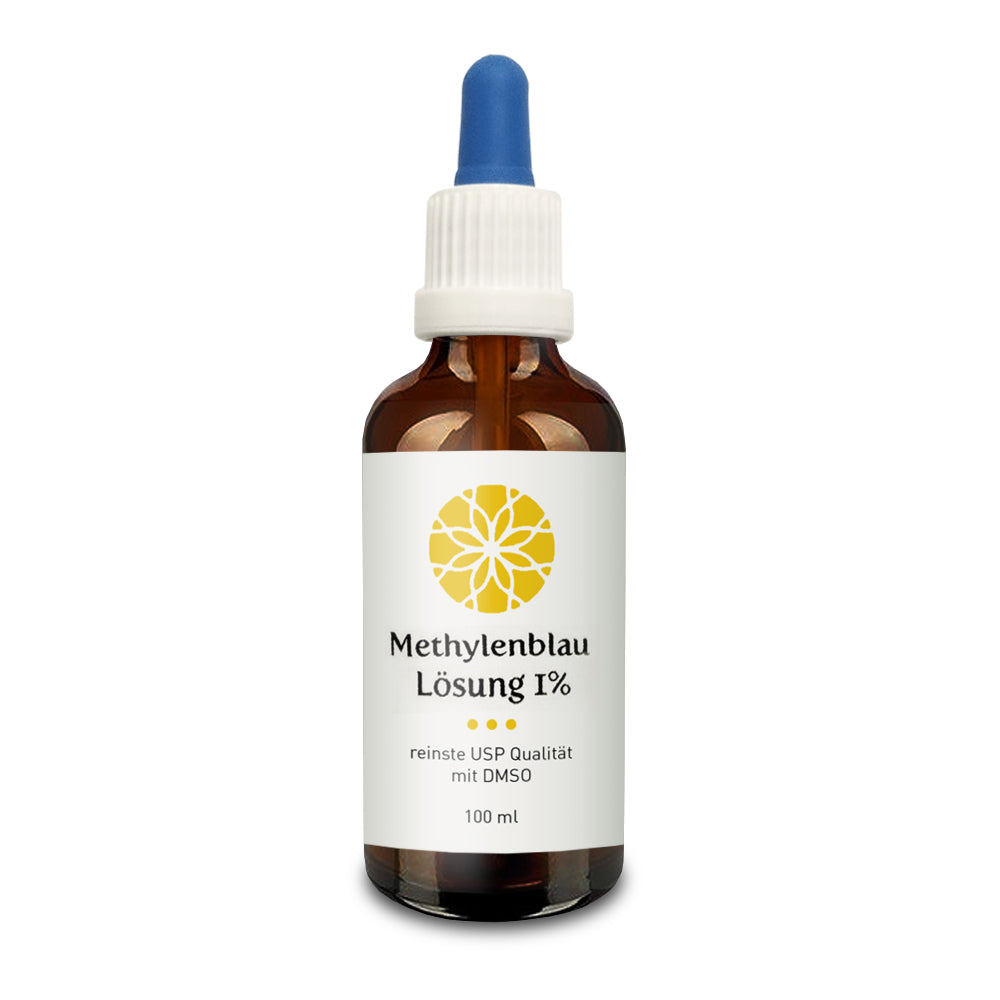 Błękit metylenowy 1% | co najmniej 99,9% czystości | z 1% DMSO | jakość USP | 100 ml