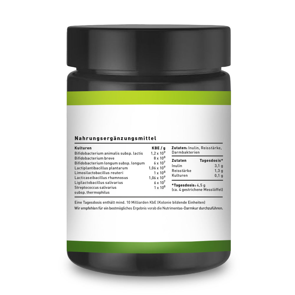 Nutrimentas Darmbakterien – Starterkulturen für den Aufbau einer individuellen, probiotischen Darmflora!