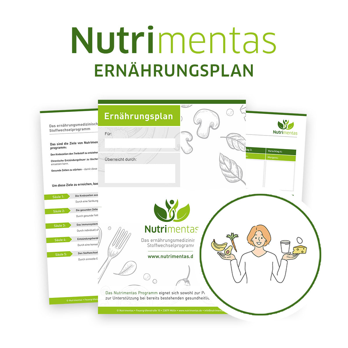 Der Ernährungsplan von Nutrimentas - Einfach, individuell und Alltagstauglich