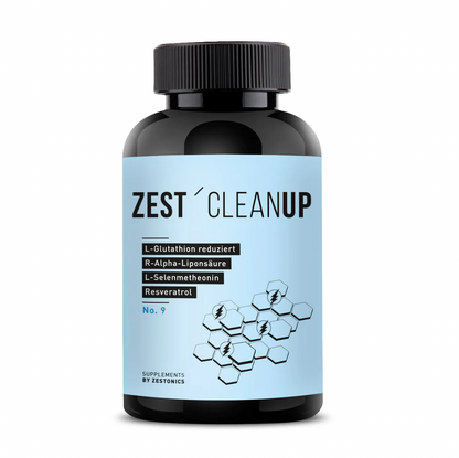 ZEST'CLEANUP - Glutathion-Mineral-Vitamin-Aminosäurekomplex - L-Cystein, L-Glycin u.v.a.m.