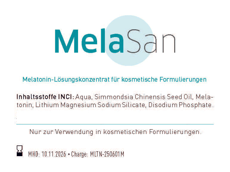 Melasan – Melatonin-Konzentrat zur Creme-Herstellung - 1000ml Produktionsgröße