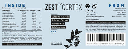 ZEST CORTEX - Futter fürs Gehirn